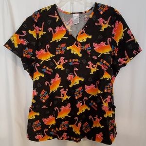 Disney Lion King Scrub Top